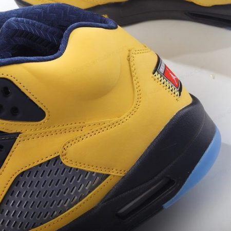 Zapatos Nike Air Jordan 5 ‘Amarillo Negro’ Hombre/Femenino CQ9541-704