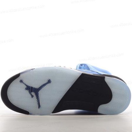 Zapatos Nike Air Jordan 5 Retro ‘Azul Negro Blanco’ Hombre/Femenino DV1310-401