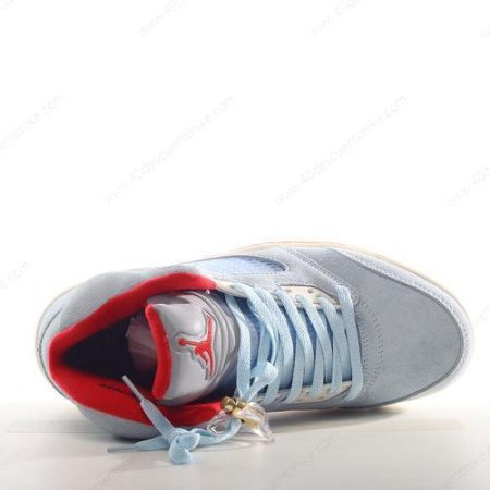 Zapatos Nike Air Jordan 5 Retro ‘Azul Rojo Oro’ Hombre/Femenino CI1899-400