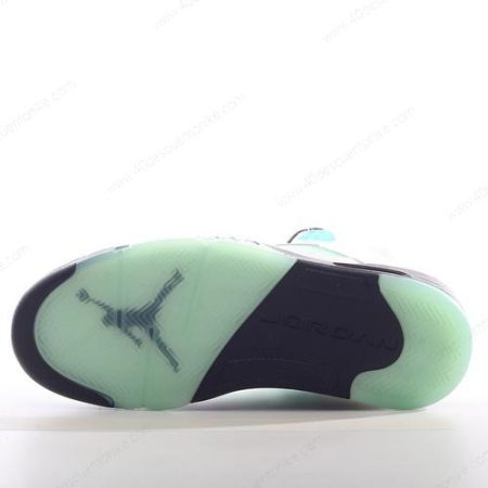 Zapatos Nike Air Jordan 5 Retro ‘Blanco Negro Blanco Verde’ Hombre/Femenino CN2932-100