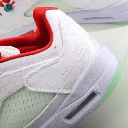 Zapatos Nike Air Jordan 5 Retro ‘Blanco Rojo Verde’ Hombre/Femenino