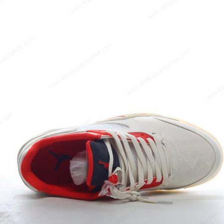 Zapatos Nike Air Jordan 5 Retro Low ‘Rojo Amarillo Blanco’ Hombre/Femenino DD2240-100