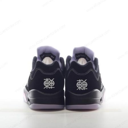 Zapatos Nike Air Jordan 5 Retro ‘Negro Blanco Rosa’ Hombre/Femenino DX4355-015