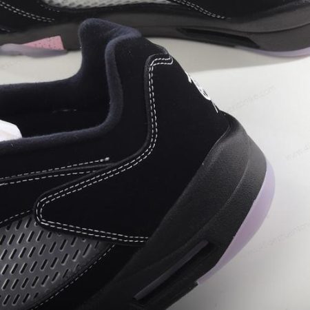 Zapatos Nike Air Jordan 5 Retro ‘Negro Blanco Rosa’ Hombre/Femenino DX4355-015
