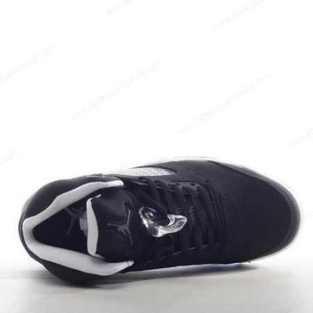 Zapatos Nike Air Jordan 5 Retro ‘Negro Gris Azul’ Hombre/Femenino 136027-035