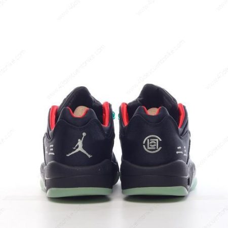 Zapatos Nike Air Jordan 5 Retro ‘Negro Rojo Plata’ Hombre/Femenino DM4640-036