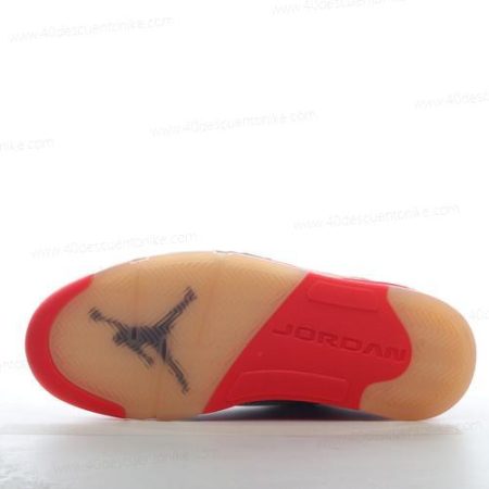 Zapatos Nike Air Jordan 5 Retro ‘Rosa Gris Rojo’ Hombre/Femenino DA8016-806