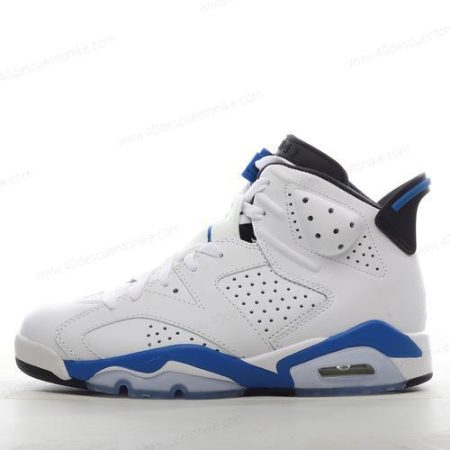 Zapatos Nike Air Jordan 6 Retro ‘Blanco Azul Negro’ Hombre/Femenino 384665-107