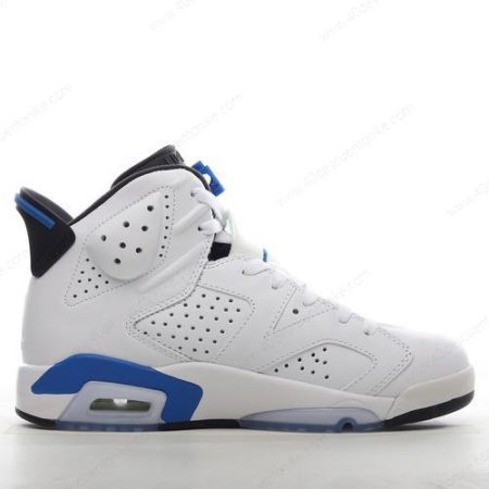 Zapatos Nike Air Jordan 6 Retro ‘Blanco Azul Negro’ Hombre/Femenino 384665-107