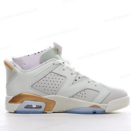 Zapatos Nike Air Jordan 6 Retro ‘Blanco Plata Oro’ Hombre/Femenino DH6928-073