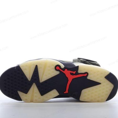 Zapatos Nike Air Jordan 6 Retro ‘Oliva Negro Rojo’ Hombre/Femenino CN1084-200