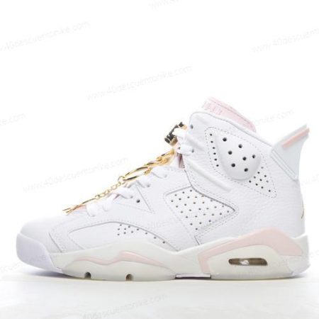 Zapatos Nike Air Jordan 6 Retro ‘Oro Rosa Blanco’ Hombre/Femenino DH9696-100