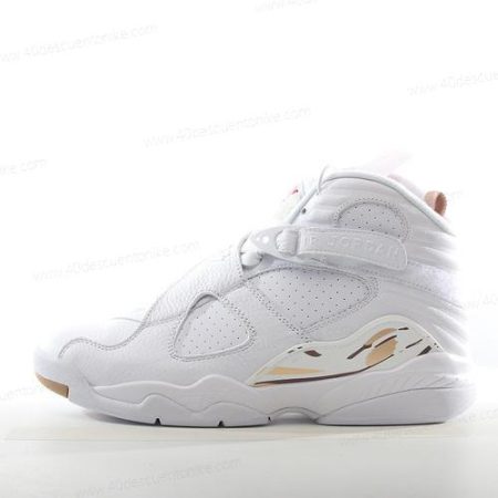 Zapatos Nike Air Jordan 8 Retro ‘Blanco’ Hombre/Femenino AA1239-135