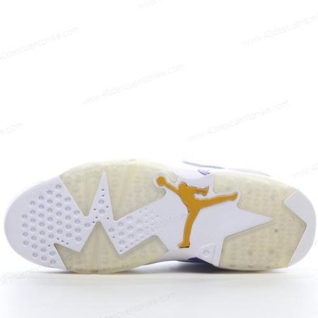 Zapatos Nike Air Jordan Flight Club 91 ‘Blanco Púrpura Oro’ Hombre/Femenino DC7329-105