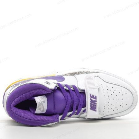 Zapatos Nike Air Jordan Legacy 312 ‘Blanco Púrpura Amarillo’ Hombre/Femenino AT4047-157