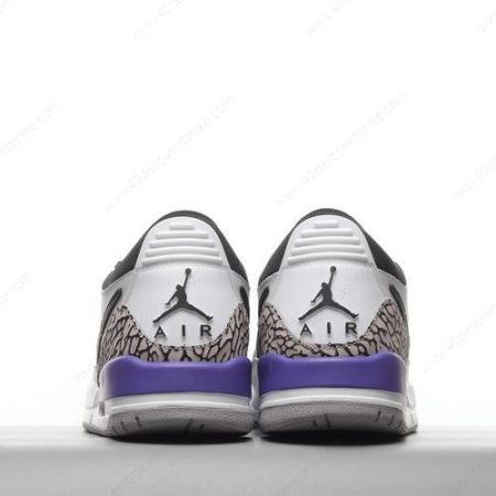 Zapatos Nike Air Jordan Legacy 312 Low ‘Blanco Púrpura Negro Oro’ Hombre/Femenino CD7069-102