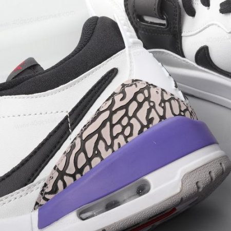 Zapatos Nike Air Jordan Legacy 312 Low ‘Blanco Púrpura Negro Oro’ Hombre/Femenino CD7069-102