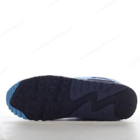 Zapatos Nike Air Max 90 ‘Blanco Azul Negro’ Hombre/Femenino 309299-129