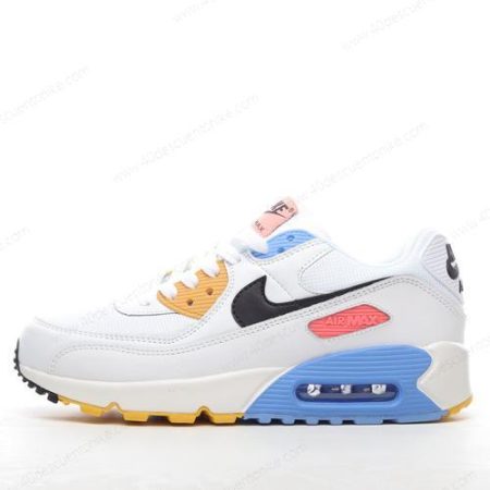 Zapatos Nike Air Max 90 ‘Blanco Negro Naranja’ Hombre/Femenino CZ3950-100