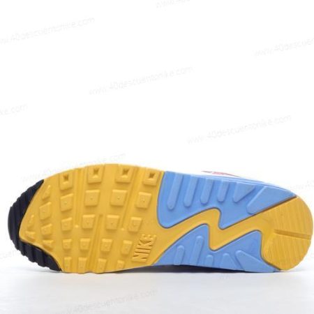 Zapatos Nike Air Max 90 ‘Blanco Negro Naranja’ Hombre/Femenino CZ3950-100