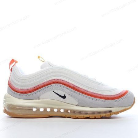 Zapatos Nike Air Max 97 ‘Blanco Negro Rojo’ Hombre/Femenino DQ7655-100