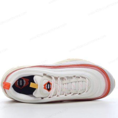 Zapatos Nike Air Max 97 ‘Blanco Negro Rojo’ Hombre/Femenino DQ7655-100
