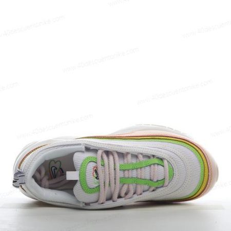 Zapatos Nike Air Max 97 ‘Blanco Rosa Verde Negro’ Hombre/Femenino FD0870-100