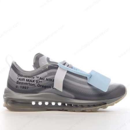 Zapatos Nike Air Max 97 x Off-White ‘Gris’ Hombre/Femenino AJ4585-101