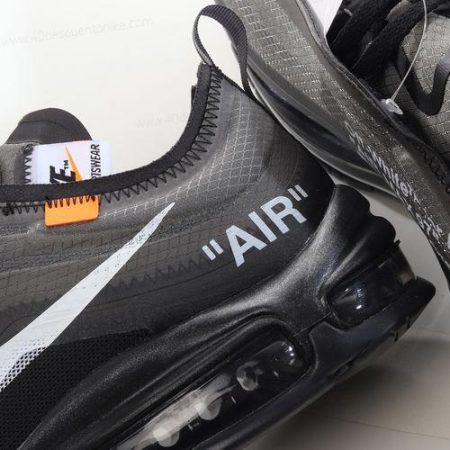 Zapatos Nike Air Max 97 x Off-White ‘Negro’ Hombre/Femenino AJ4585-001