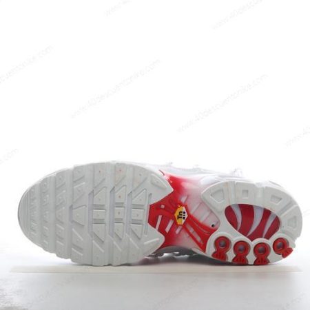 Zapatos Nike Air Max Plus ‘Blanco Rojo’ Hombre/Femenino DA1472-100