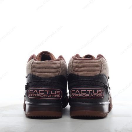 Zapatos Nike Air Trainer 1 x Travis Scott ‘Marrón Rojo Negro’ Hombre/Femenino DR7515-200