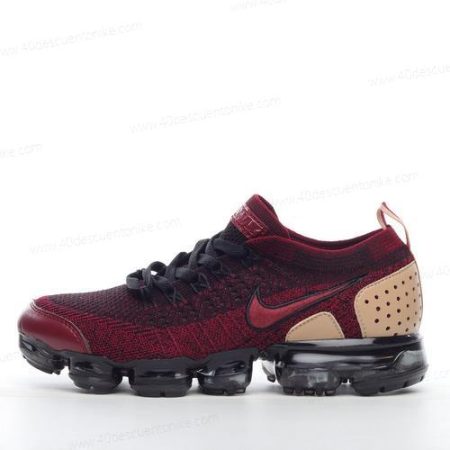 Zapatos Nike Air VaporMax 2 ‘Negro Rojo’ Hombre/Femenino AT8955-600
