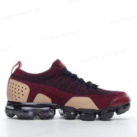 Zapatos Nike Air VaporMax 2 ‘Negro Rojo’ Hombre/Femenino AT8955-600