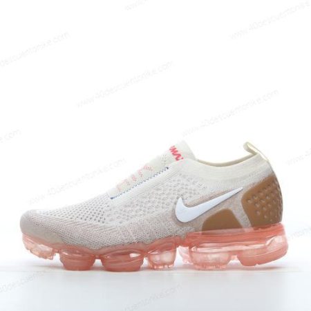 Zapatos Nike Air VaporMax Flyknit Moc 2 ‘Blanco Rosa’ Hombre/Femenino AH7006-100