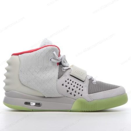 Zapatos Nike Air Yeezy 2 ‘Gris Blanco Rojo Verde’ Hombre/Femenino 508214-010