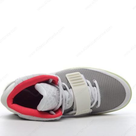 Zapatos Nike Air Yeezy 2 ‘Gris Blanco Rojo Verde’ Hombre/Femenino 508214-010