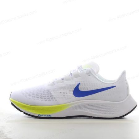 Zapatos Nike Air Zoom Pegasus 37 ‘Blanco Amarillo Azul’ Hombre/Femenino BQ9646-102