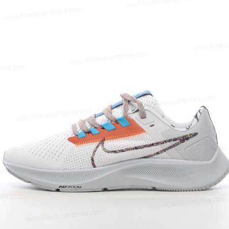Zapatos Nike Air Zoom Pegasus 38 ‘Blanco Naranja’ Hombre/Femenino DC4520-100