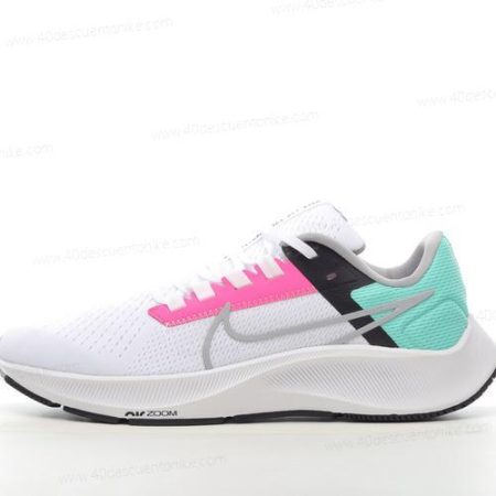 Zapatos Nike Air Zoom Pegasus 38 ‘Blanco Rosa Verde Negro’ Hombre/Femenino CW7356-102