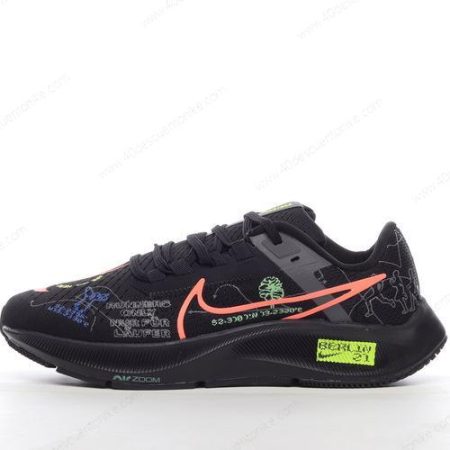 Zapatos Nike Air Zoom Pegasus 38 ‘Negro Verde Naranja’ Hombre/Femenino DN9256-001