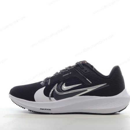 Zapatos Nike Air Zoom Pegasus 40 ‘Blanco Negro Plata’ Hombre/Femenino FB7179-001