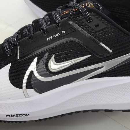 Zapatos Nike Air Zoom Pegasus 40 ‘Blanco Negro Plata’ Hombre/Femenino FB7179-001