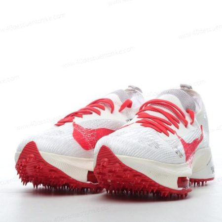 Zapatos Nike Air Zoom Tempo Next Flyknit ‘Blanco Negro Rojo’ Hombre/Femenino CV0697-100