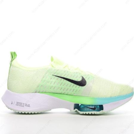 Zapatos Nike Air Zoom Tempo Next Flyknit ‘Verde Claro Blanco’ Hombre/Femenino CI9924-700