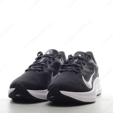 Zapatos Nike Air Zoom Winflo 7 ‘Blanco Negro’ Hombre/Femenino CJ0291-005