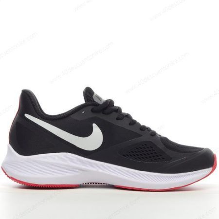 Zapatos Nike Air Zoom Winflo 7 ‘Negro Blanco Rojo’ Hombre/Femenino CJ0291-054