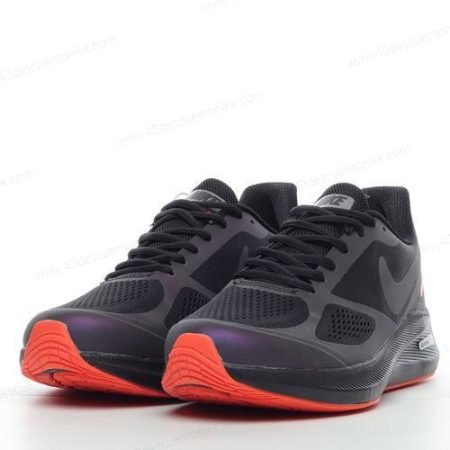 Zapatos Nike Air Zoom Winflo 7 ‘Negro Púrpura Naranja’ Hombre/Femenino CJ0291-055