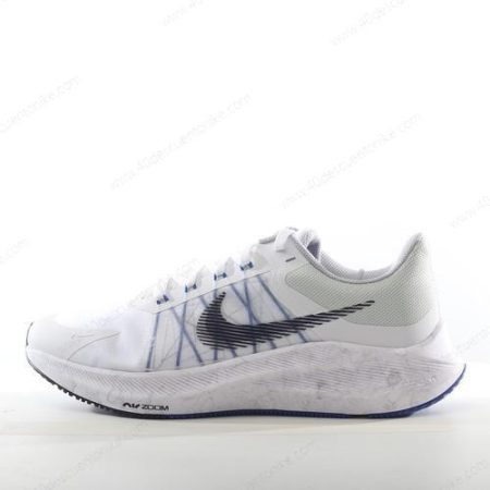 Zapatos Nike Air Zoom Winflo 8 ‘Blanco Negro Azul’ Hombre/Femenino CW3419-008