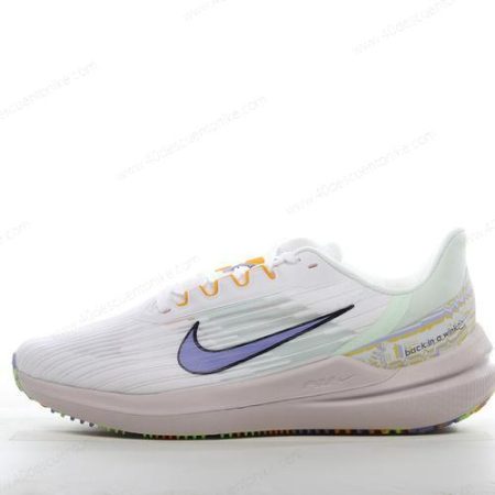 Zapatos Nike Air Zoom Winflo 9 ‘Blanco Verde Azul’ Hombre/Femenino DR8802-100