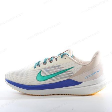 Zapatos Nike Air Zoom Winflo 9 Premium ‘Blanco Azul Gris Verde’ Hombre/Femenino DV8997-100